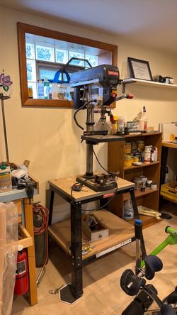 12 Craftsman drill press with stand 300.00 OBO