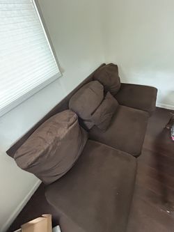 3 Seat Brown couch