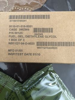 MRE gel fuel