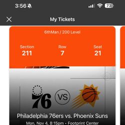 Suns 76ers Tonight