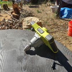 RYOBI ONE+ 18V HP 1/2in Brushless Cordless Mud Mixer (Tool Only)