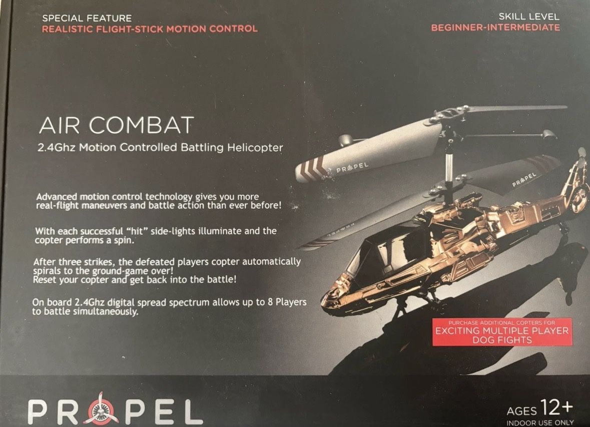 Propel Air Combat 2.4GHz Motion Controlled Battling Helicopter