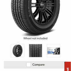 20” MICHELIN DEFENDER LTX TIRES  245 60 20