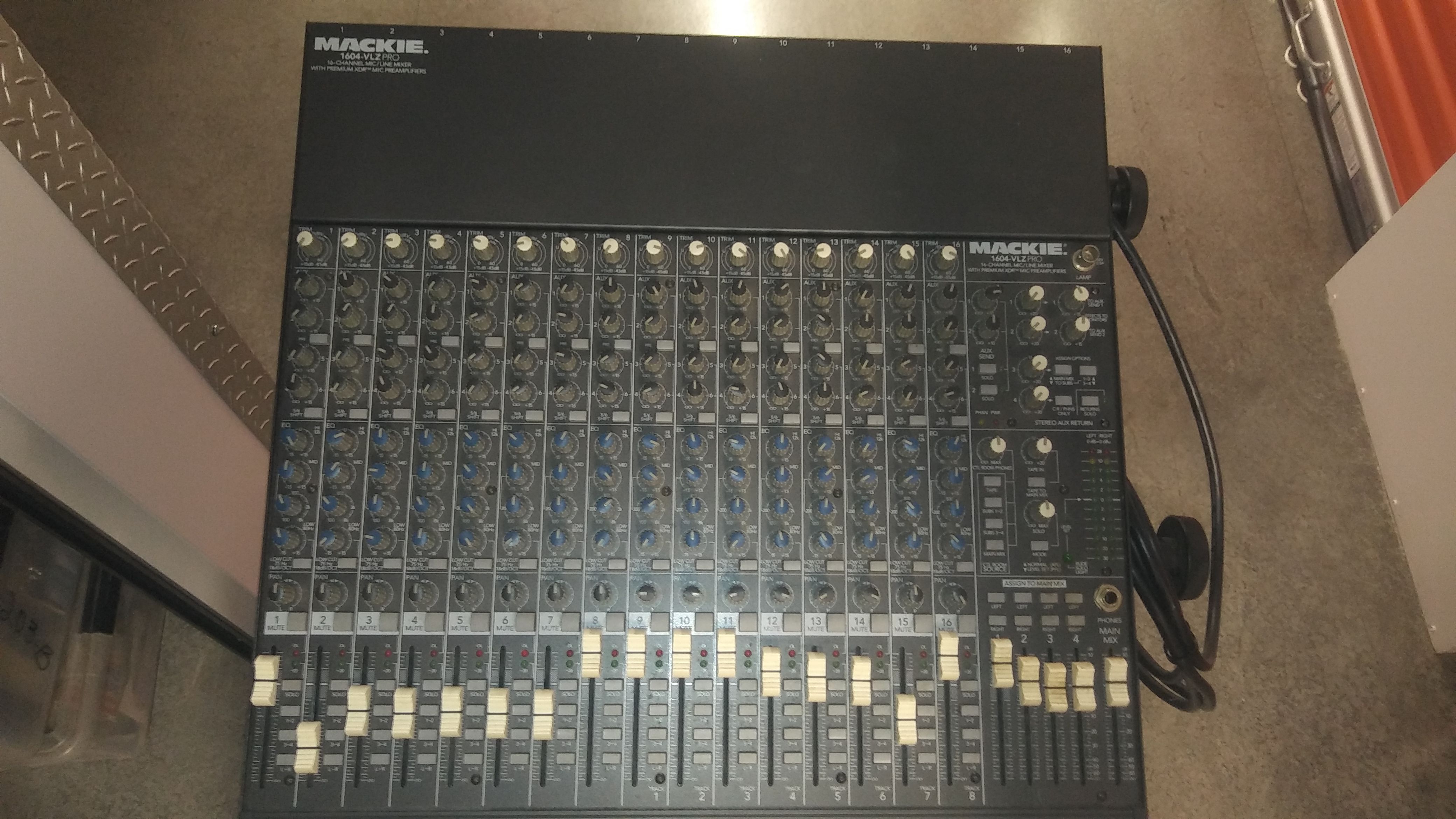 Mackie VLZ Pro Mixer and M Audio Delta 1010 Digital Recording System