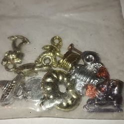 Vintage Cracker Jack Box Charms, For Bracelets, Necklace, Crafts Etc. $6ea For 10pcs In A Pack