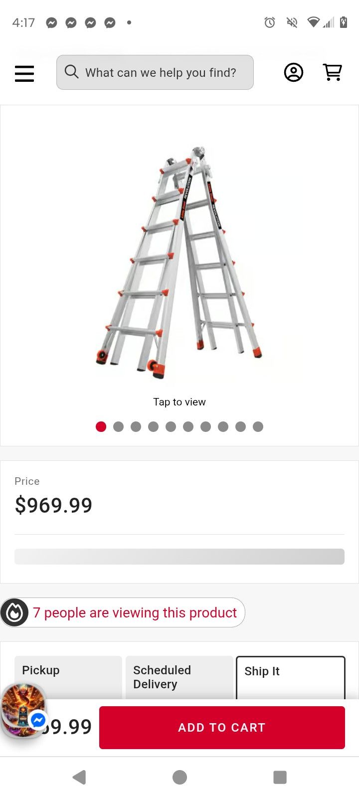 Top Of The Line Little Giant Ladder Need To Get Home $300