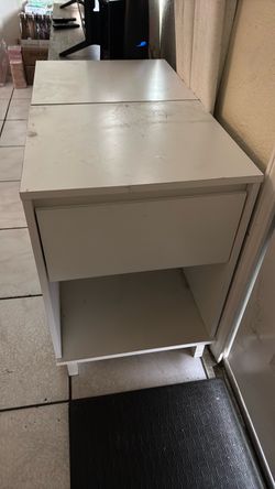 White nightstands