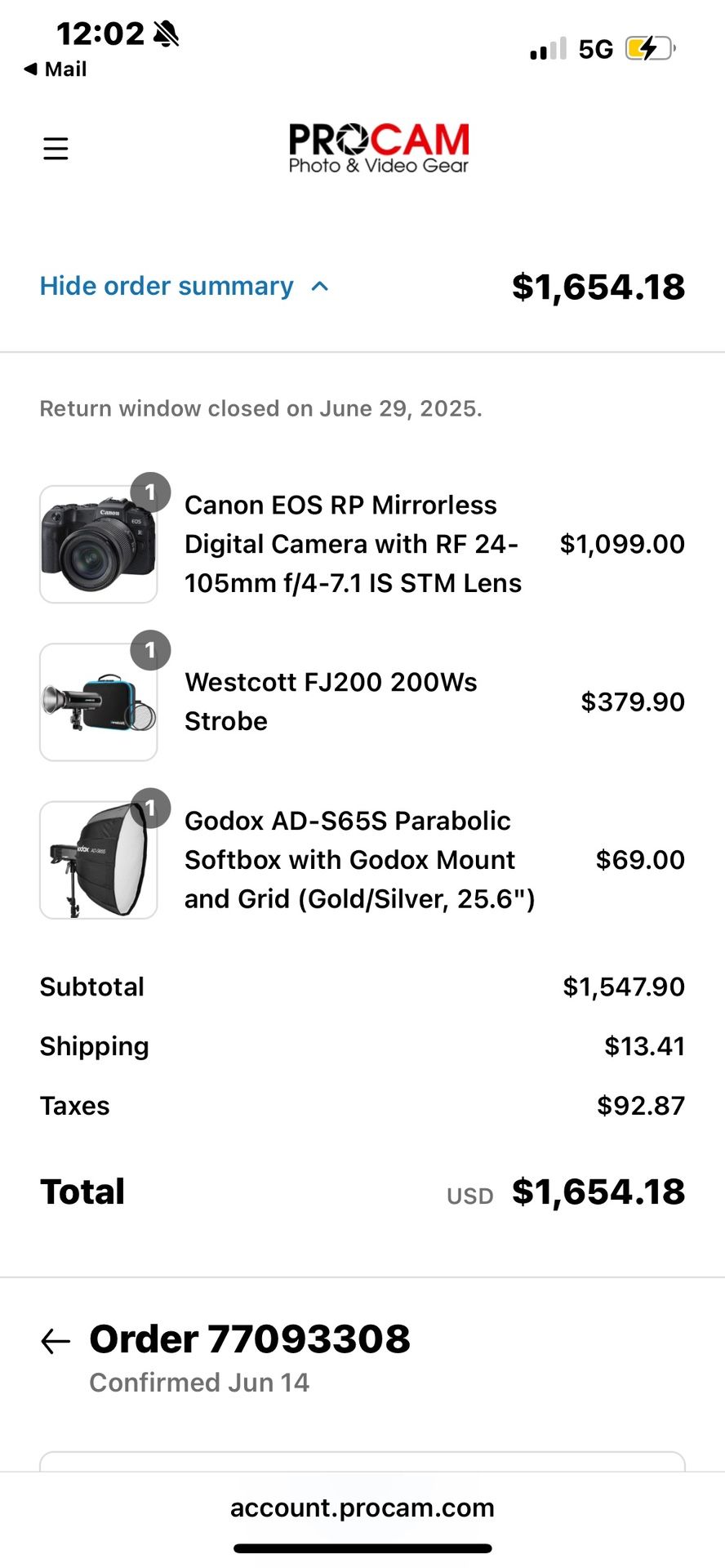 Canon EOS RP Mirrorless Digital Camera with RF 24-105mm f/4-7.1 IS STM Lens,  Westcott FJ200 200Ws Strobe,  Godox AD-S65S Parabolic Soft Package 