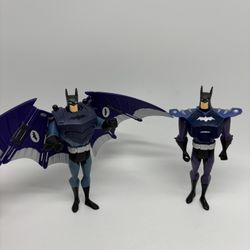 DC Comics Justice League Night Flight Batman 5in. Action Figure Mattel 2003 Lot 