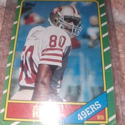 1986 Topps Jerry Rice Rookie #161