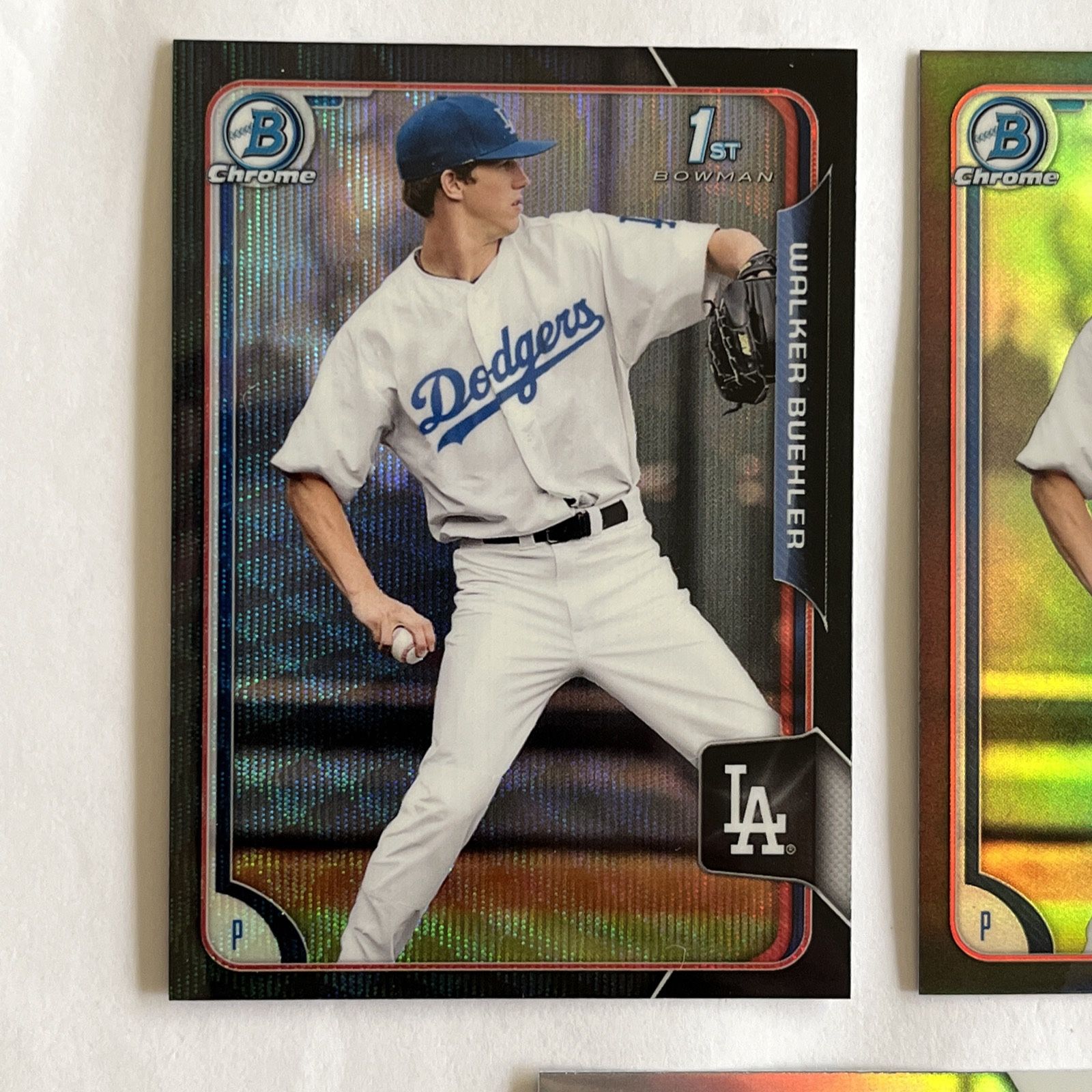 2015 Bowman Chrome Walker Buehler Asia Black Refractor Lot