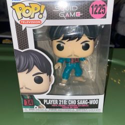 Squid Game Player 218 Cho Sang Woo Funko Pop