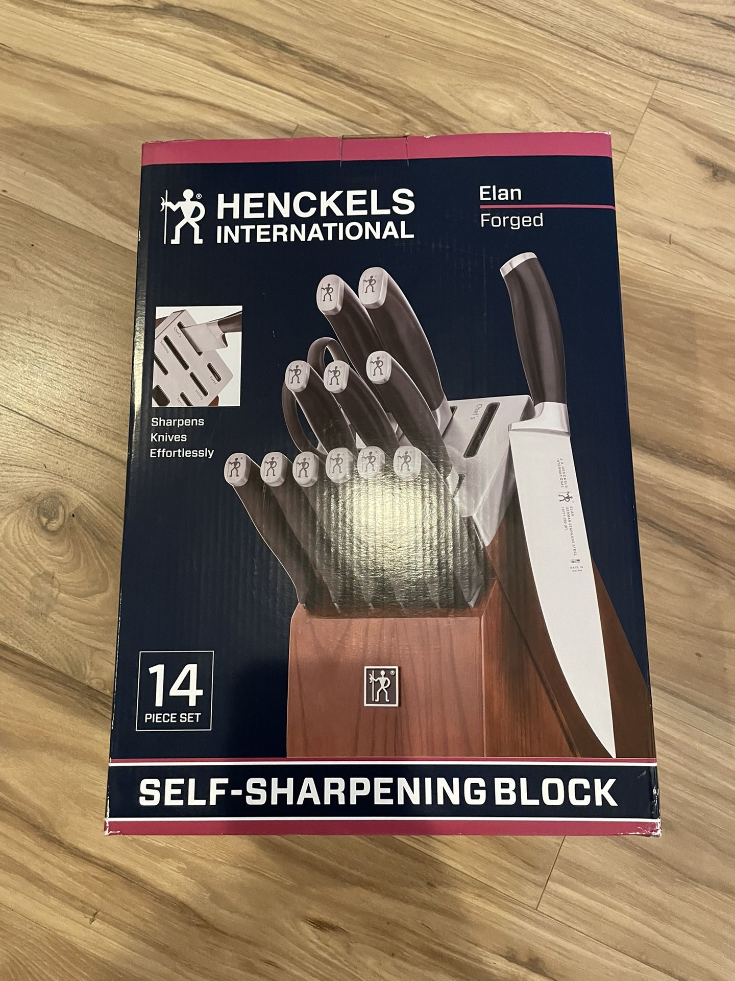 Henckels 14pc Knife Set with Sharpening Block