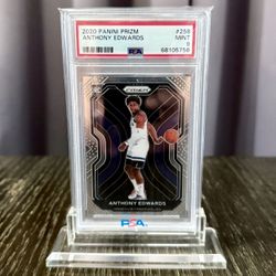 2020-21 Panini Prizm - Anthony Edwards #258 ROOKIE (RC) PSA 9 MINT