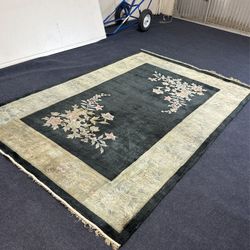 6x9 Hand Knotted Chinese Deco Art Vintage Rug