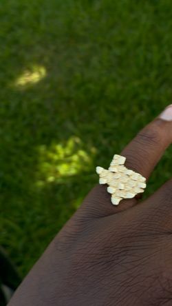 14k plated Texas ring