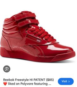 Reebok Freestyle Hi patent leather high-tops (women’s) size 7