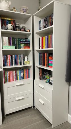 Ikea Brimnes Bookcases White (2pcs)