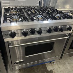 VIKING 36” Dual FUEL GAS RANGE STAINLES STEEL 2019