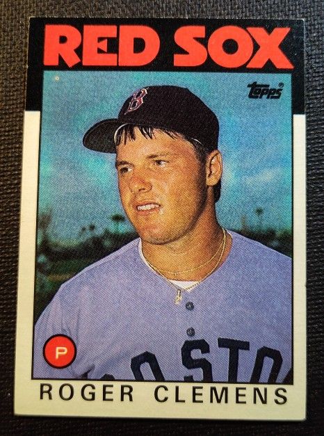 1986 Topps Baseball Card #661 Roger Clemens