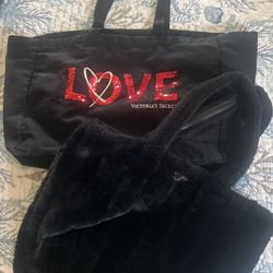 Large Tote victoria secrets Black