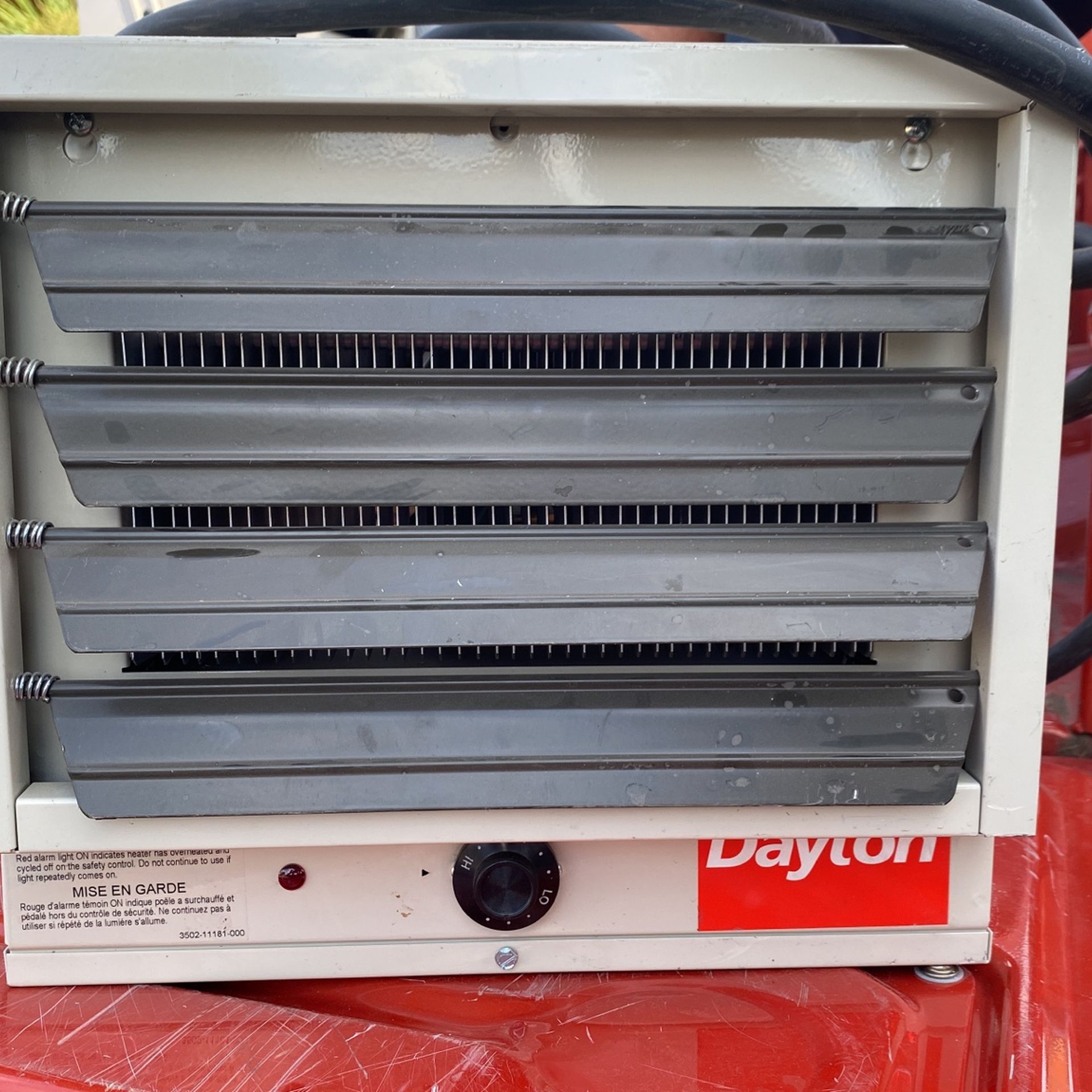 Heater Hi Output