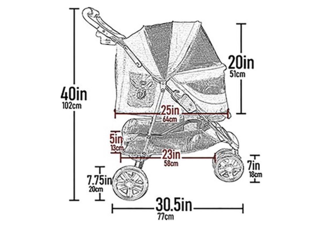 SPORTY PET DOG STROLLER