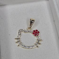 18k Gold Plated Hello Kitty Pendant