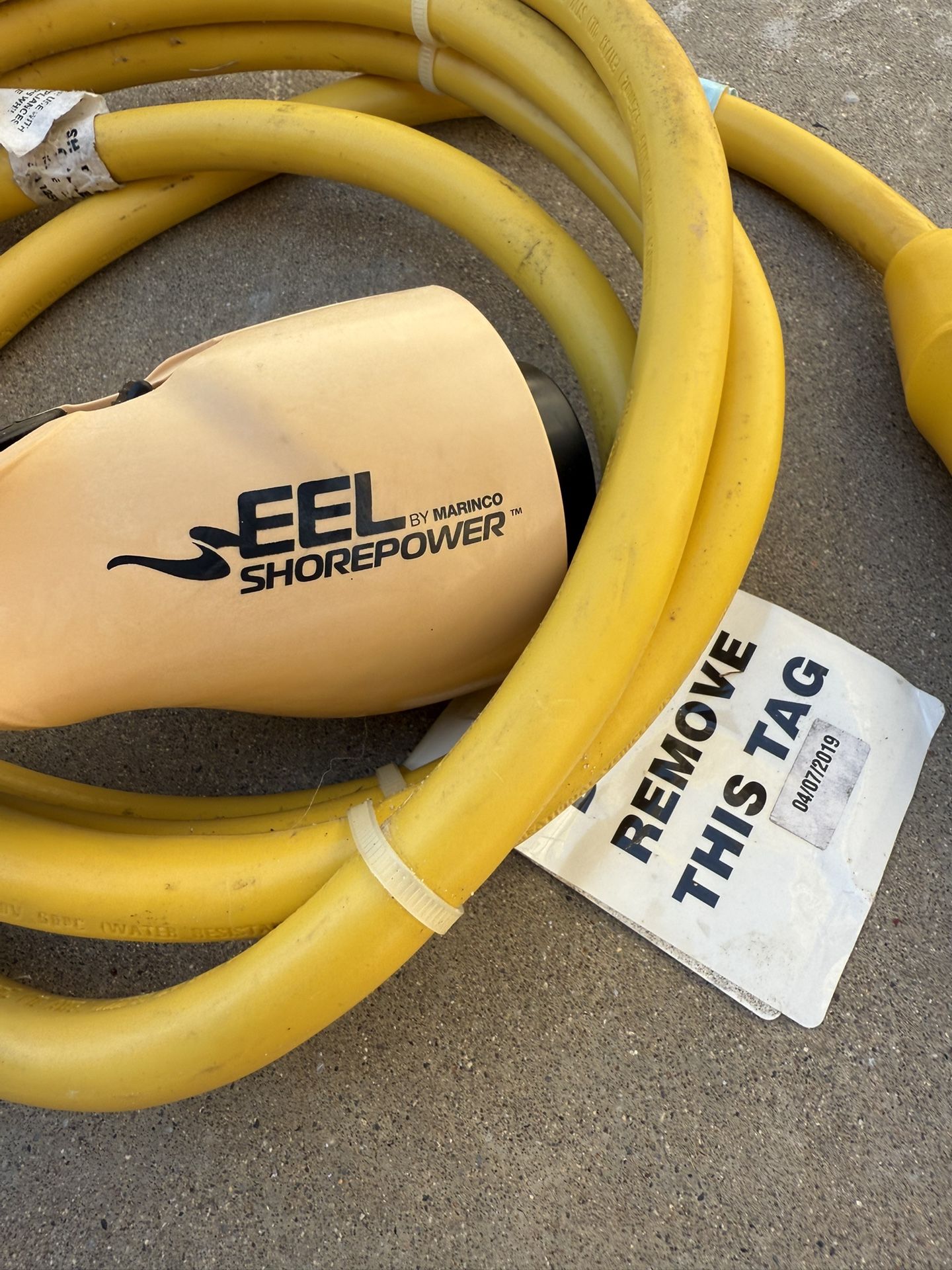 Marinco 25 Foot EEL Shore Power Cord Set, 30 AMP, 125 V. Boating. Dock. Boat Dock. Shore Power. Boat. Ski Boat. Lake. Lake Pleasant.