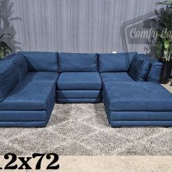 🛋️ Blue LaZboy Modular Sectional (Delivery Available!! )