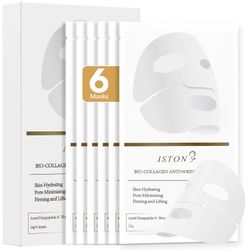 ISTON 6 Pack Bio-Collagen Real Deep Anti Wrinkle Lifting Mask