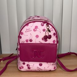 Juicy Couture Cherry On Top Pink Backpack