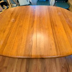 Wood Dining Table 62"
