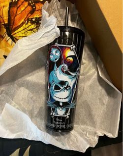 Starbucks Disney Nightmare Before Christmas Tumbler with Straw