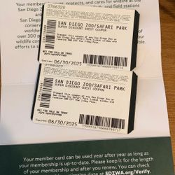 2 San Diego Zoo 50% Off Passes! - EXPIRING 6/30/25