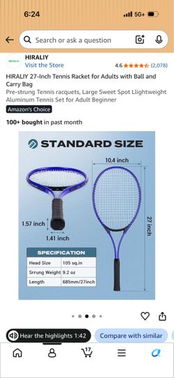 Tennis Racket Set New