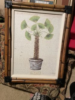 Set of 2 Pictures Bamboo Frame