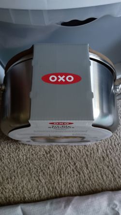 OXO Tri-Ply Stainless Steel Stock Pot 5.2 QT With Lid Brand New
