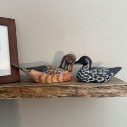 Floating Live Edge Shelf