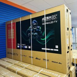 85” TCL QM6K Pro QD-Mini-LED 4K UHD Smart Google Tv 