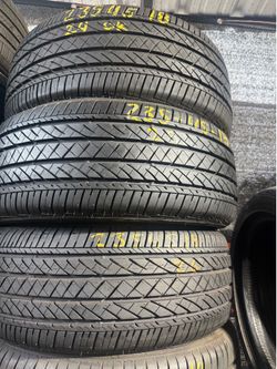 18” tires bridgestone 235/45/18 semi new with free installation $350