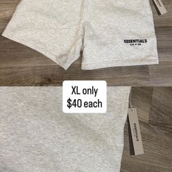 Essentials Light Oatmeal Shorts