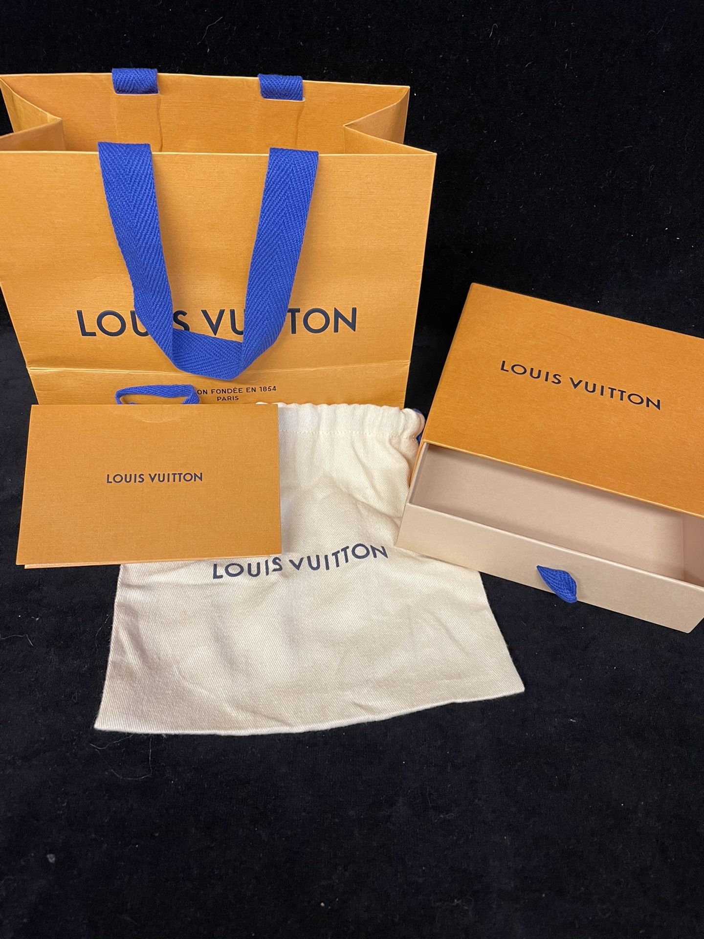 LOUIS VUITTON Empty Gift Box, Card & Bag