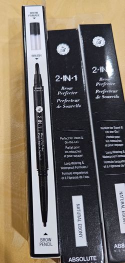 3 New, never opened brow pen and brush with gel to make it last - ebony color.