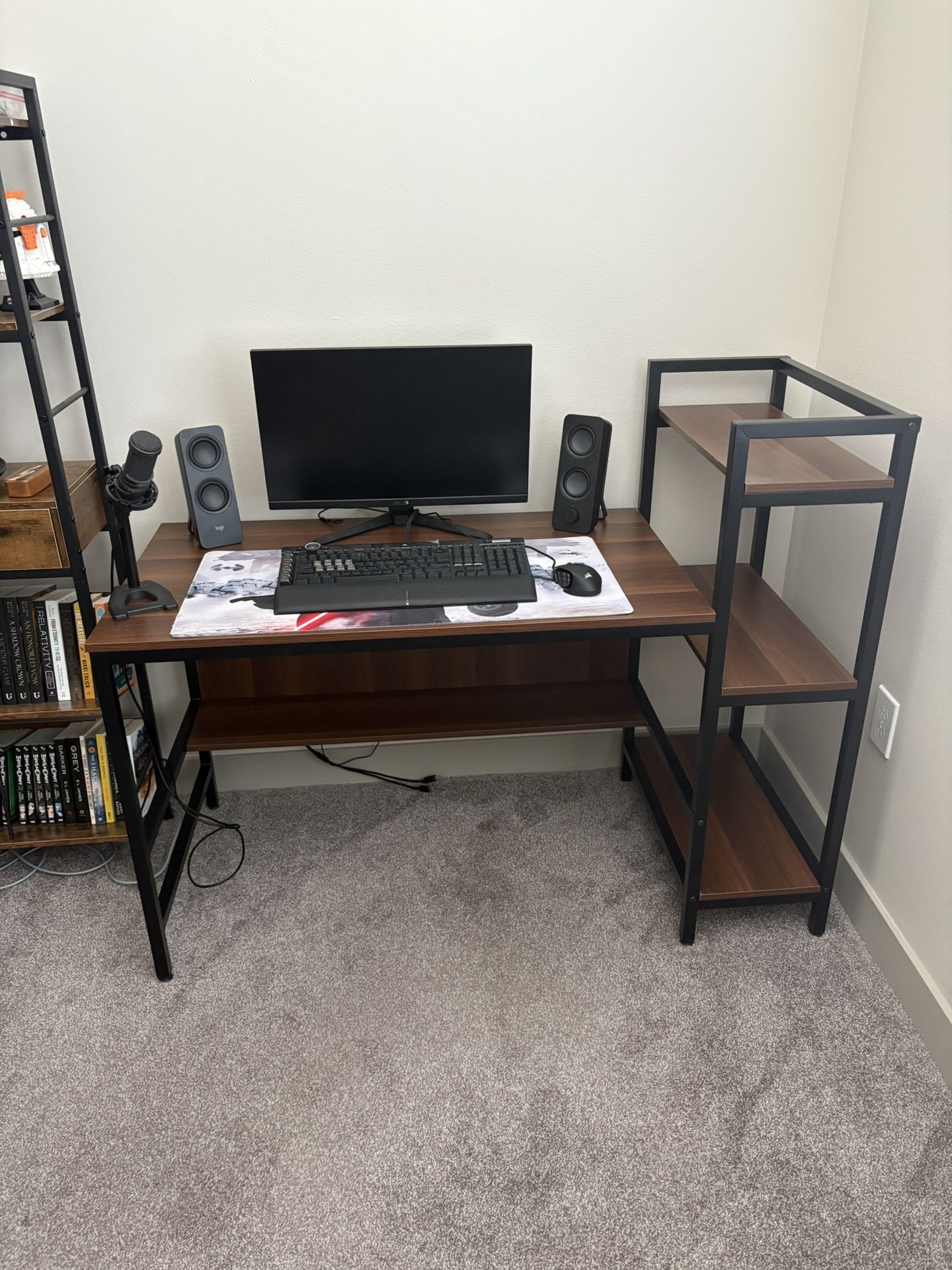 Computer Desk with shelf