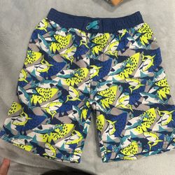 Spider-Man, Hurley, And Shark Swim Trunks 4t 