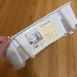 Brightroom Freestanding Polypropylene Dish Drying Rack in white