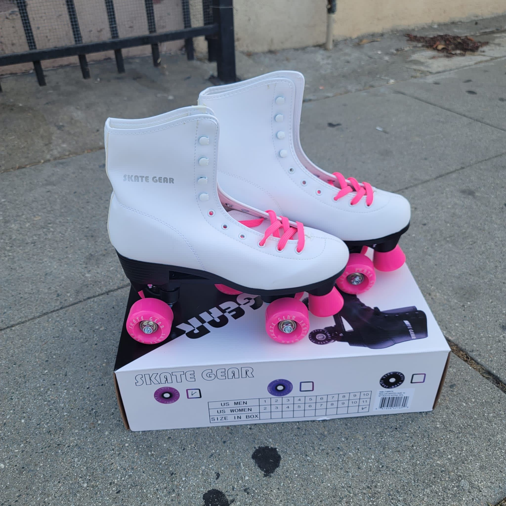 Roller Skate Sizes 3 To 10