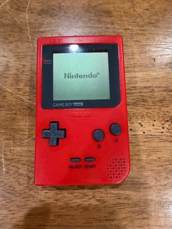 Nintendo Game Boy Pocket MGB-001 Console - Red - 100% OEM - Tested Working
