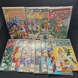 13 Dazzler Marvel Comic Books High Grade, 1980's